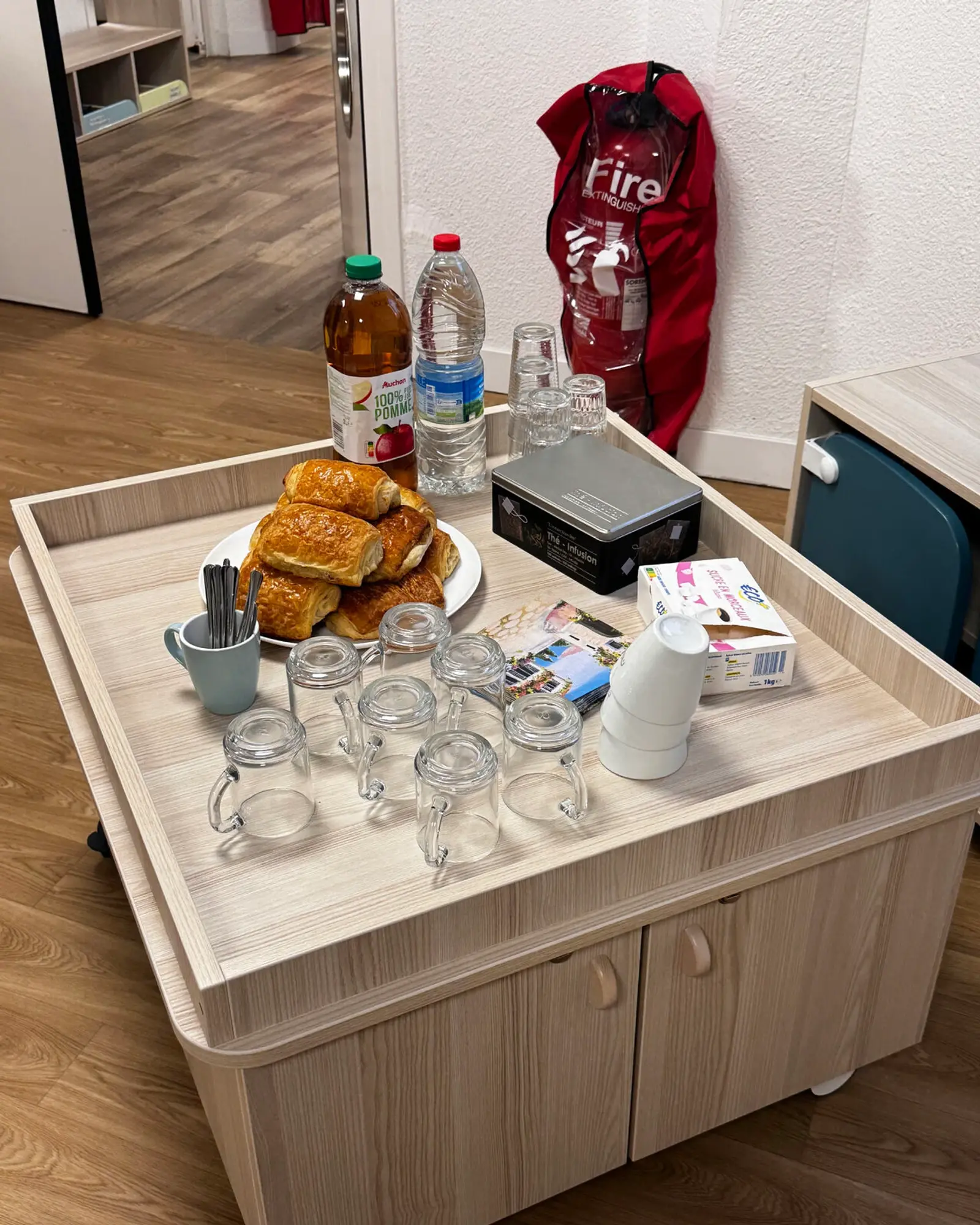 Accueil des stagiaires avant le démarrage de la session de formation